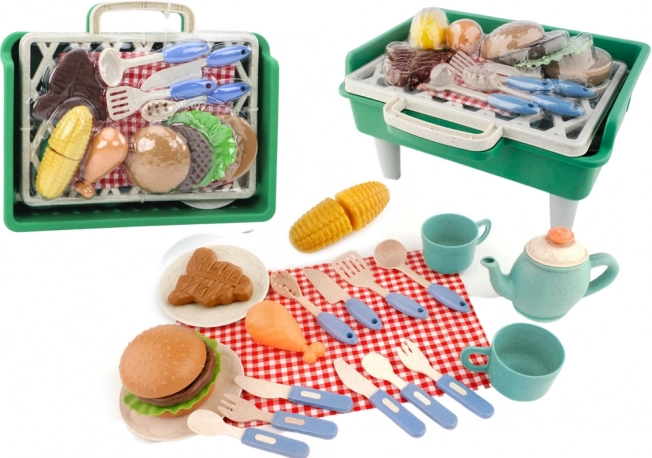 Set de parrilla infantil con accesorios