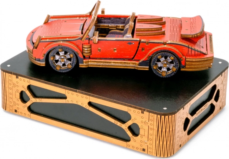 Puzzle 3D de madera coche deportivo – edición limitada