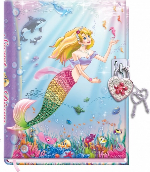Cuaderno infantil con candado Sirena