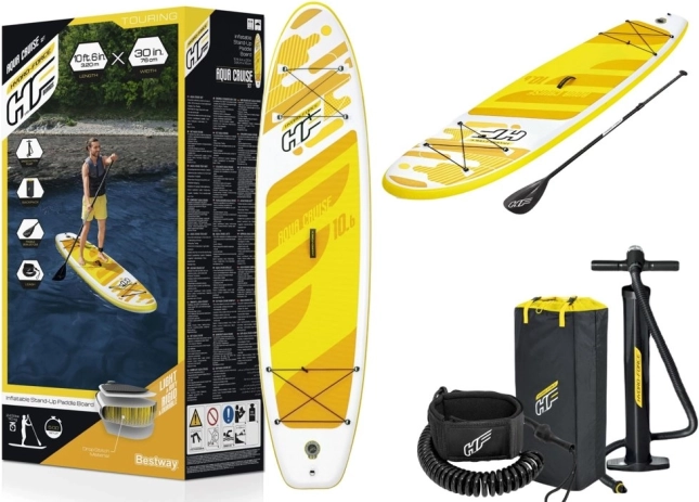 Paddleboard inflable Hydro-Force amarillo 320 x 76 x 12 cm