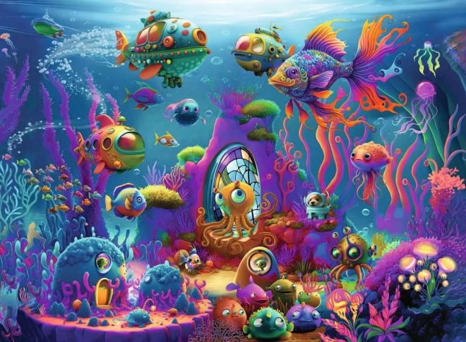 Puzzle RAVENSBURGER alienígenas en el océano XXL 150 piezas