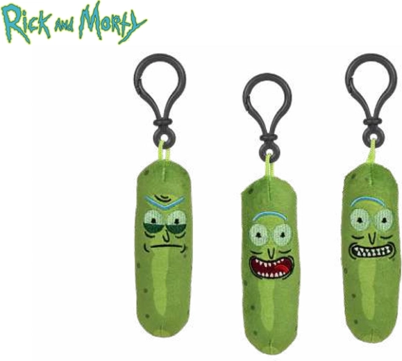 Llavero de peluche Pickle Rick de Rick y Morty