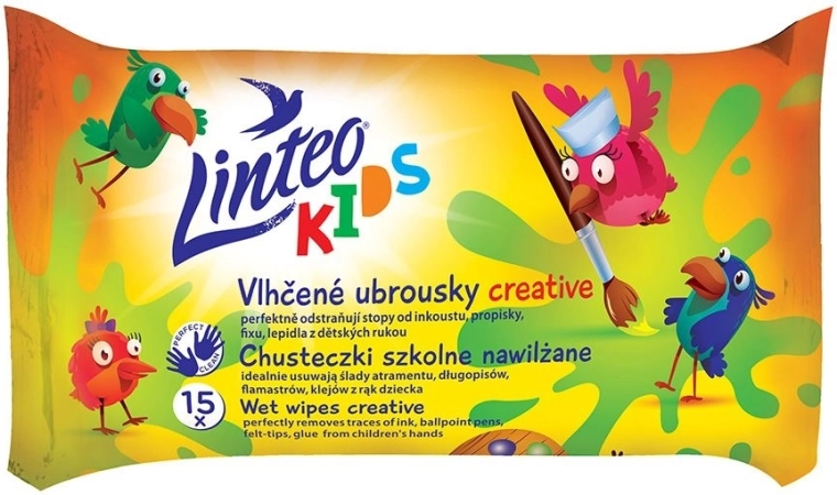 Toallitas húmedas infantiles Linteo Baby Kids 15 uds