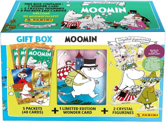 Caja regalo Panini de cartas coleccionables de los Mumin