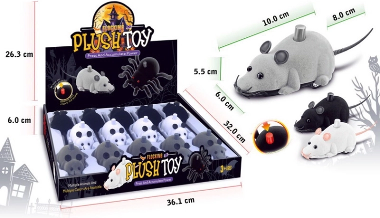 Ratón corredizo 10 cm – juguete interactivo