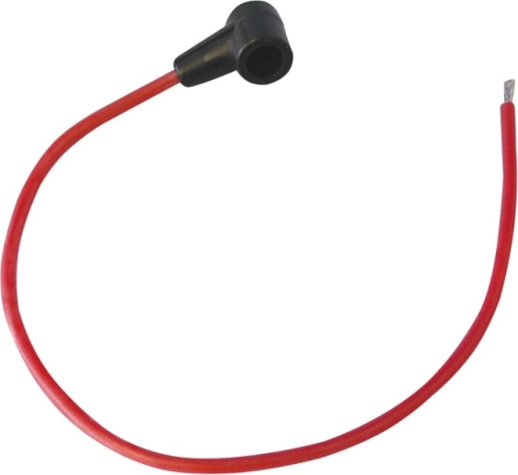 Cable de conexión para bujía incandescente con capuchón protector de goma Jamara