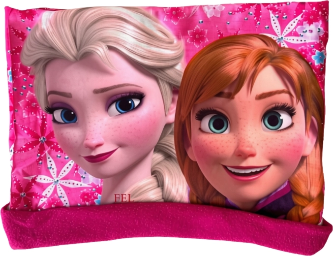 Cuello infantil Frozen Elsa y Anna fucsia