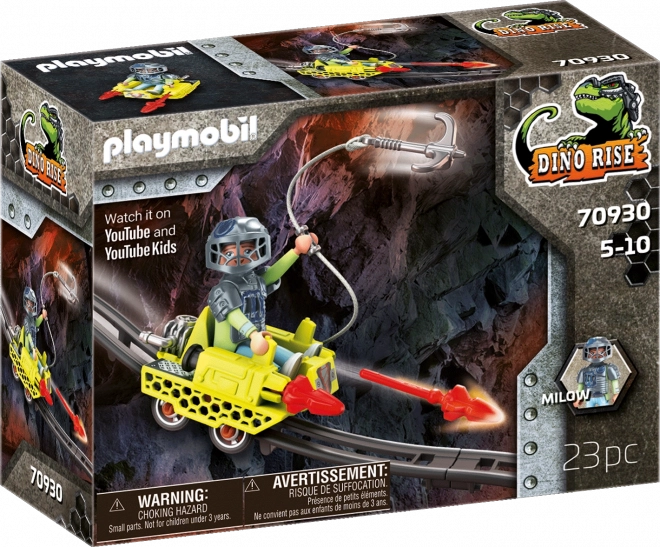 Playmobil Dino Rise carrito de mina