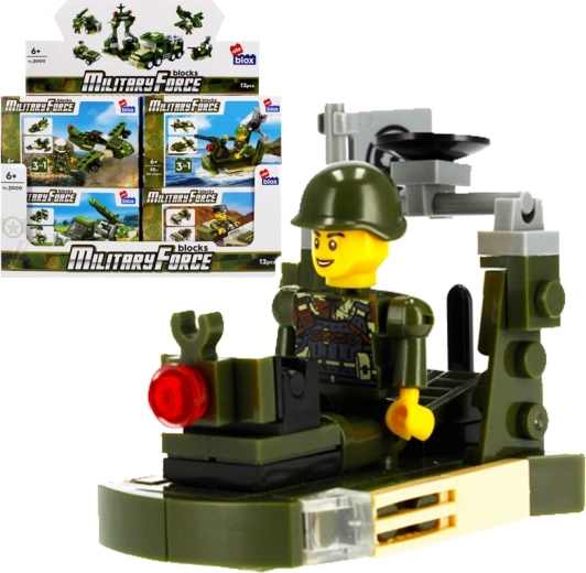 Construcciones militares con minifigura – 4 variantes