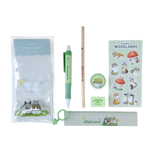 Mofusand pequeño set creativo escolar Woodlands