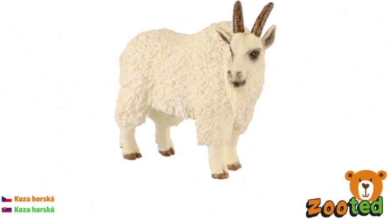 Figura de plástico de cabra montés 10 cm - 1 pieza