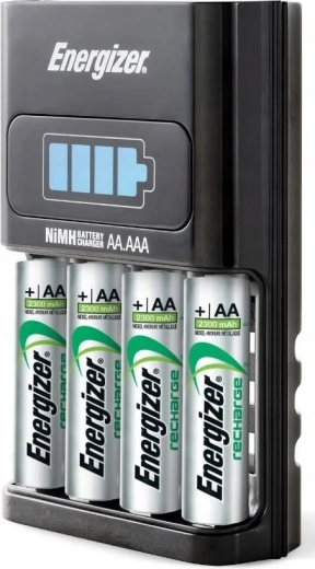 Cargador rápido ENERGIZER 1 Hour con 4× AA 2300 mAh