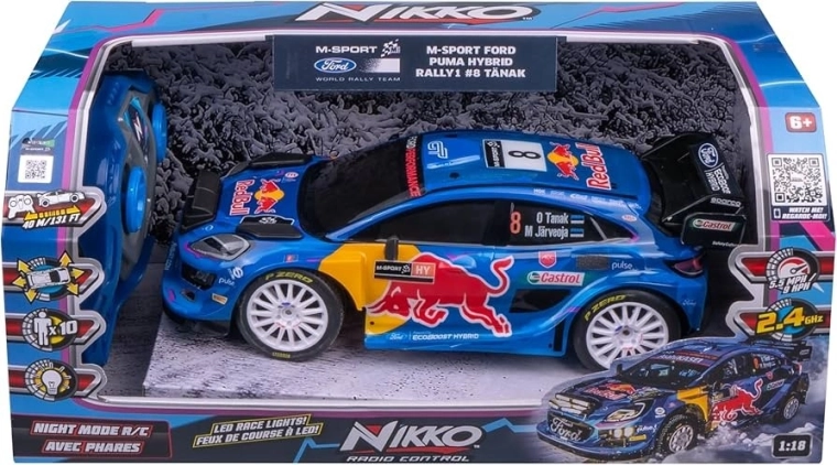 Coche teledirigido Nikko Ford Puma Hybrid M-Sport #8 Tänak 1:18