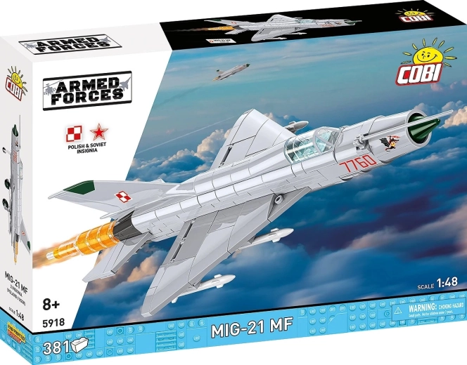 Maqueta del avión MiG-21 MF 1:48 – 381 piezas