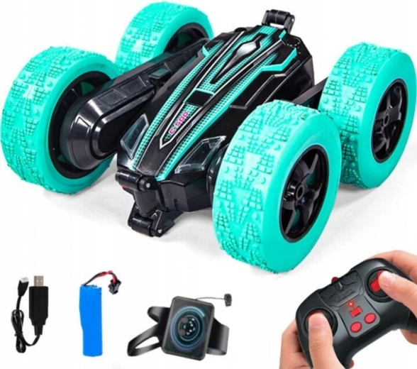 Coche RC acrobático Twister con control por gestos y mando a distancia