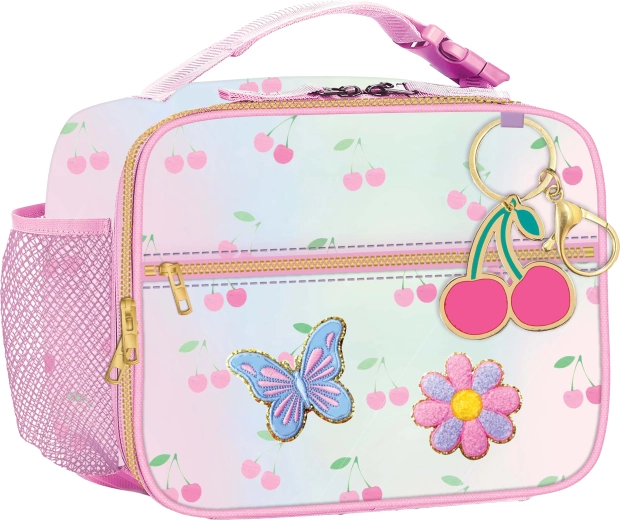 Bolsa térmica infantil para el almuerzo con llavero Jardín florecido