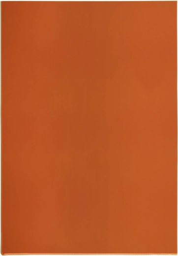 Funda transparente A4 tipo L de PVC, roja, 140 micras