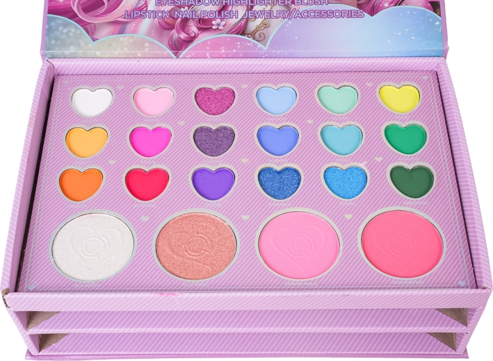 Paleta de colores de sombras de ojos