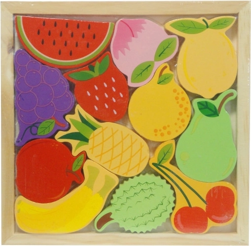Puzzle 3D de madera – fruta