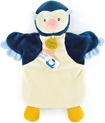 Marioneta de peluche pingüino 25 cm
