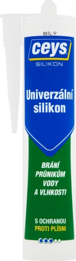 Sellador de silicona universal blanco 280 ml CEYS