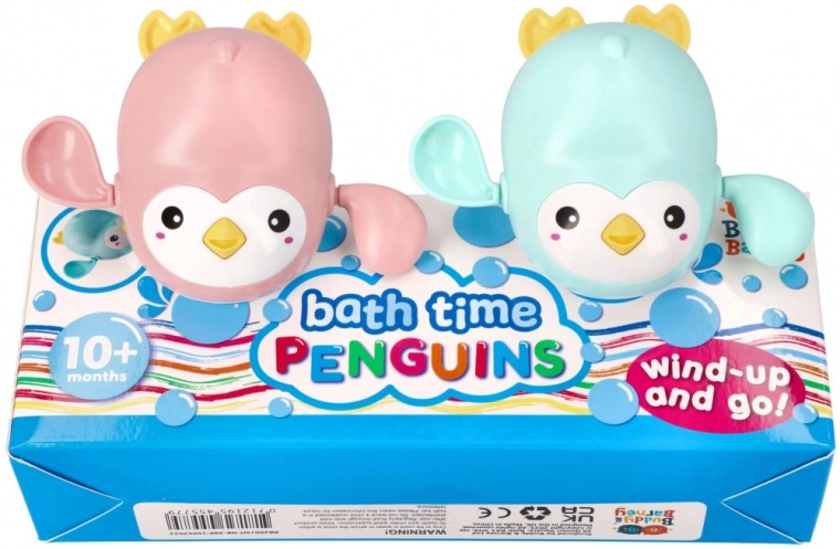 Pingüinos de baño de cuerda BUDDY & BARNEY