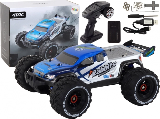Coche RC todoterreno RABBITS 4x4 azul 2.4G