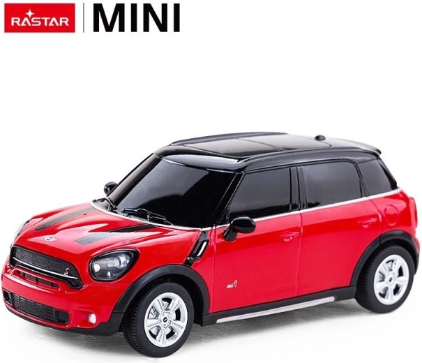 Rastar Mini Cooper S Countryman coche RC 1:24 rojo - 1 unidad