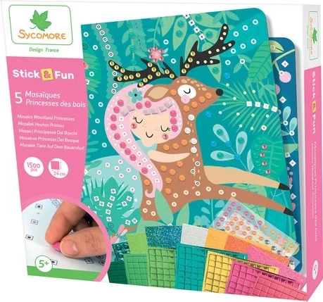 Stick & Fun mosaico – princesas del bosque