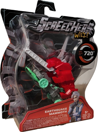 Screechers Wild! vehículo transformable Earthquake Mammoth (mamut)