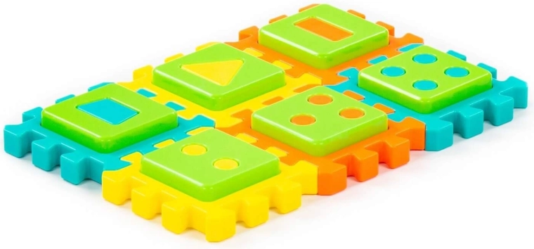 Piezas de colores para un montaje divertido