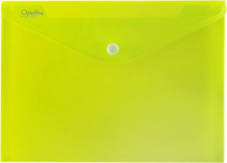 Sobre con cierre a presión A5 Opaline verde lima