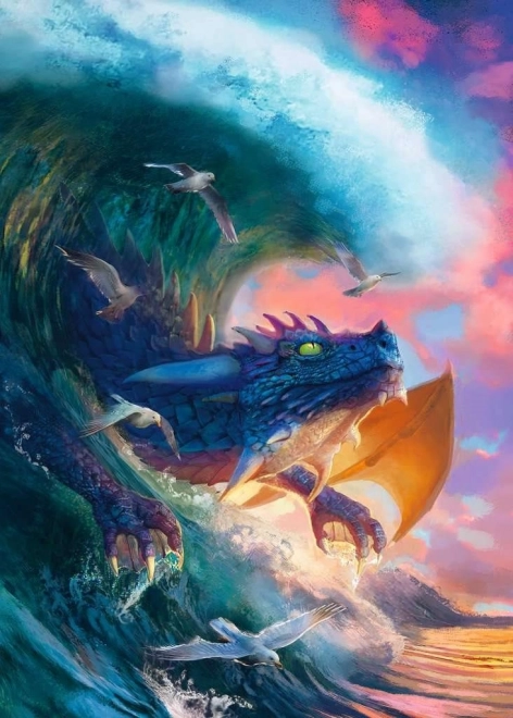 Puzzle de 1000 piezas – carrera de dragones RAVENSBURGER