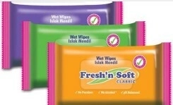 Fresh 'n Soft toallitas húmedas para manos Classic 15 uds