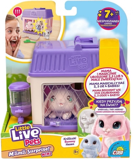 Figura Little Live Pets - Mamá Sorpresa Mini Conejito