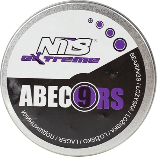 Rodamientos ABEC 9 RS Carbon NILS Extreme (8 uds)