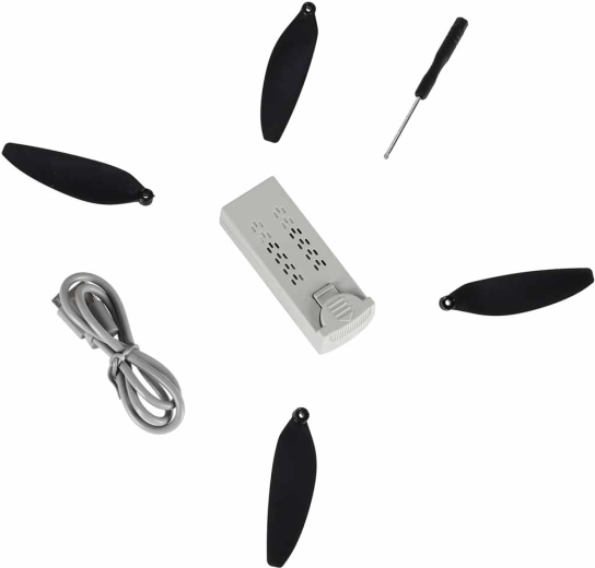 Accesorios completos en el paquete