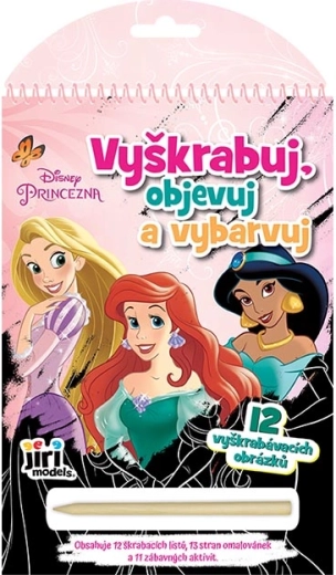 Raspa, descubre, colorea Disney Princesas