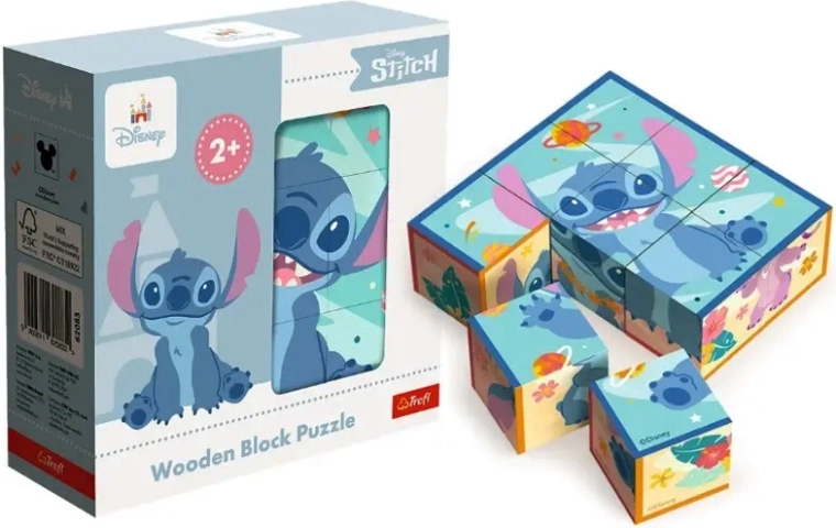 Cubos de rompecabezas de madera Lilo & Stitch