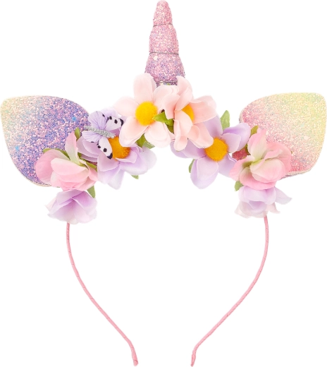 Souza! diadema lila con unicornio