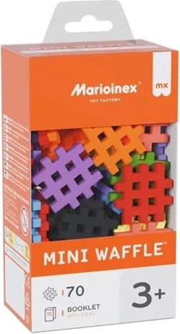 Mini juego de construcción tipo gofre, 70 piezas, modelo 2