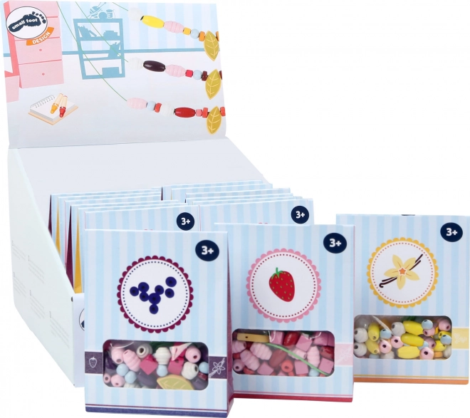 Small foot cuentas de madera Candy