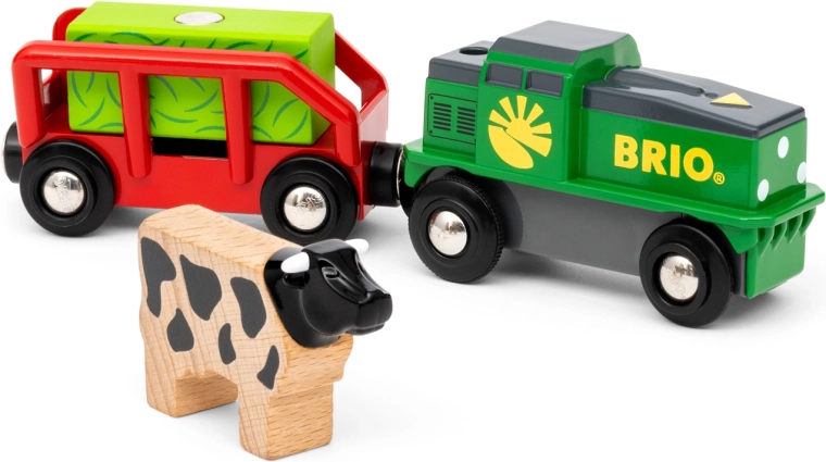 Tren de granja a pilas BRIO