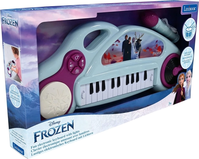 Teclado electrónico Lexibook Frozen con micrófono (24 teclas)