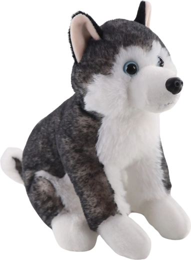 Husky de peluche sentado 20 cm