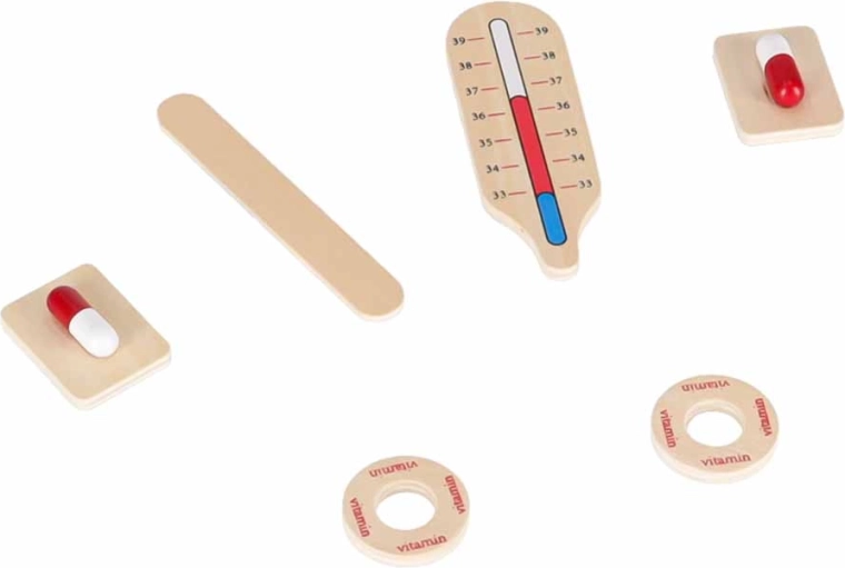 Los accesorios de madera favorecen la motricidad