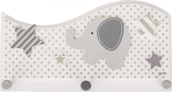 Perchero gris para ropa