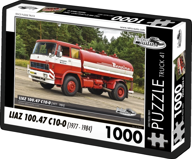 Puzzle RETRO-AUTA Liaz 100.47 C10-0 TRUCK 1000 piezas