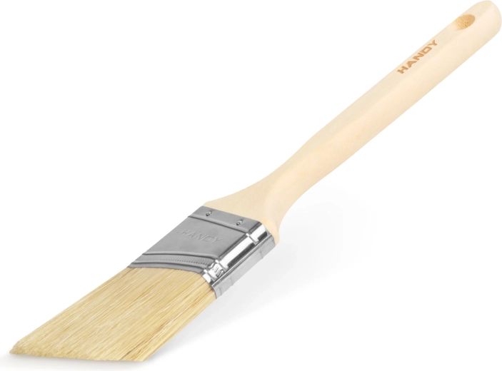 Brocha plana de pintor con mango de madera de 63 mm