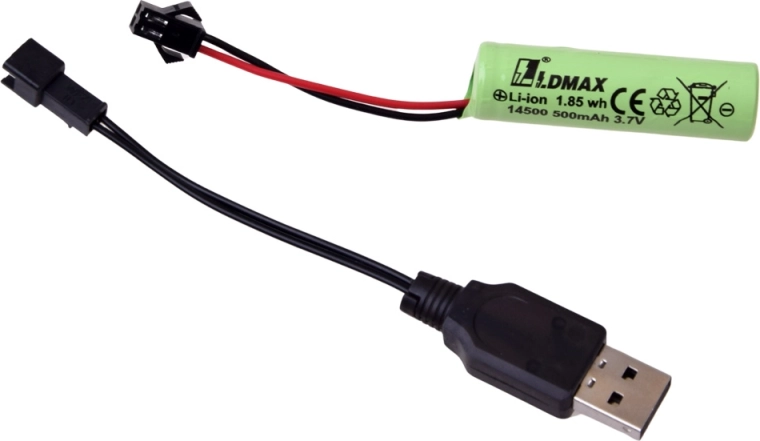 Propulsión recargable y efectos de luz